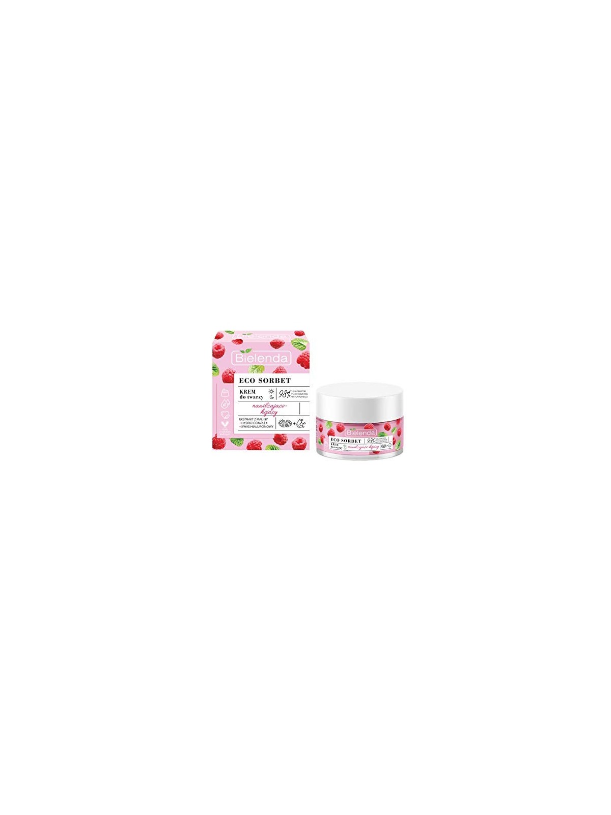 Crema viso idratante e lenitiva Lampone 50ml