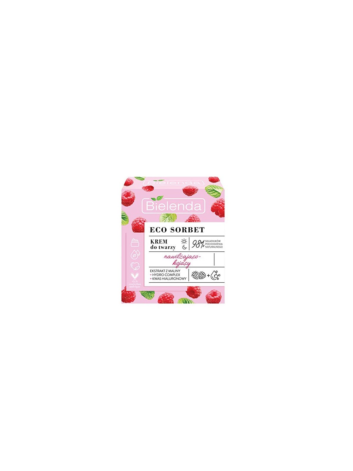 Crema viso idratante e lenitiva Lampone 50ml