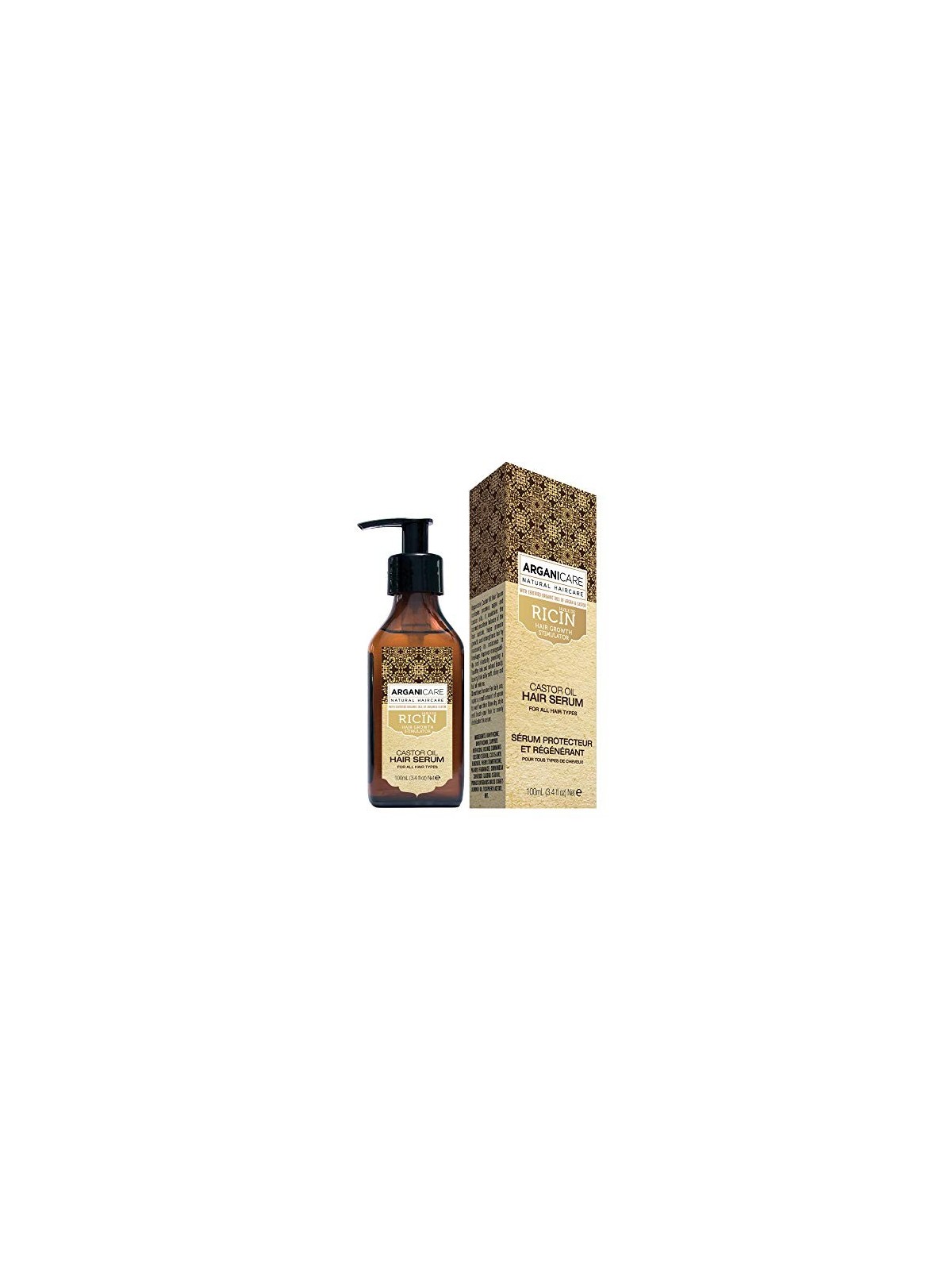 Siero crescita capelli con olio di ricino 100ml