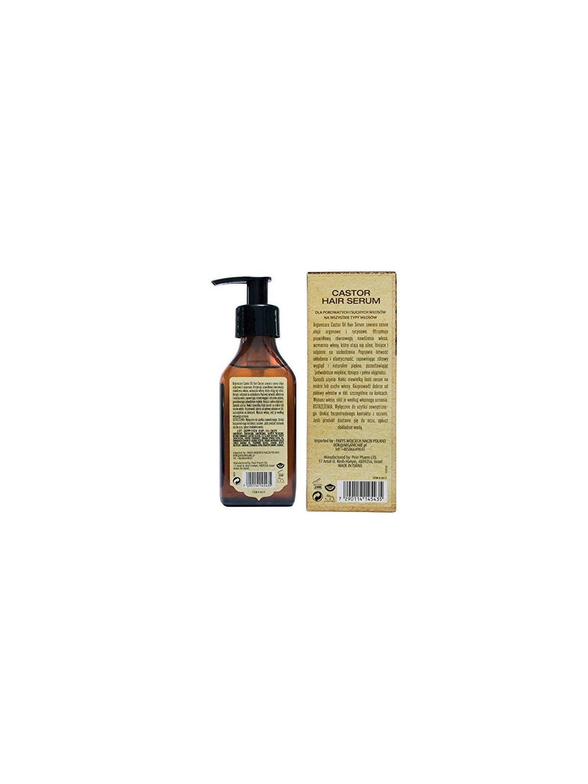 Siero crescita capelli con olio di ricino 100ml