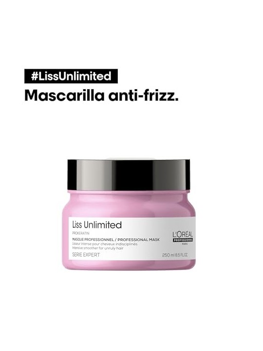 L´Oréal Professionnel Série Expert Liss Unlimited Mask maschera levigante per capelli indisciplinati 250ml donna L'Oréal Paris P