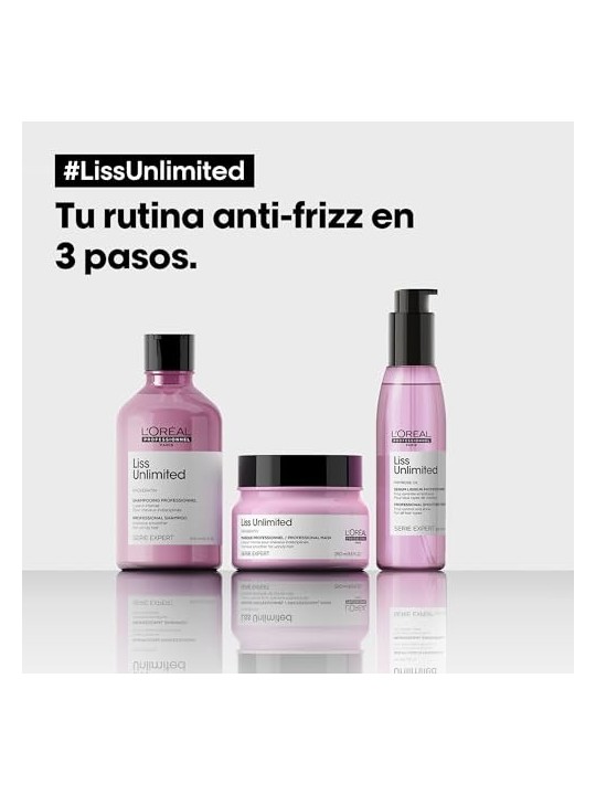 L´Oréal Professionnel Série Expert Liss Unlimited Mask maschera levigante per capelli indisciplinati 250ml donna L'Oréal Paris P