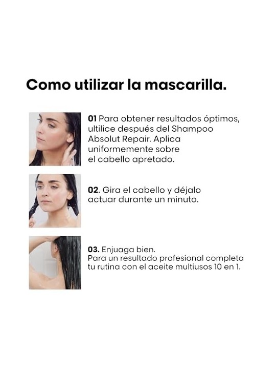 L'Oreal Serie Expert Absolut Repair Gold Quinoa Mask donna 250ml