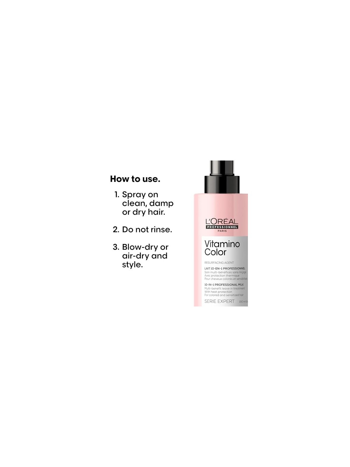 L'Oreal Serie Expert Vitamino Color 10-In-1 Spray Multifunzione 190ml