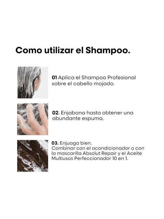 Shampoo L'Orï¿½ï¿½al Professionnel ABSOLUT REPAIR 300ml