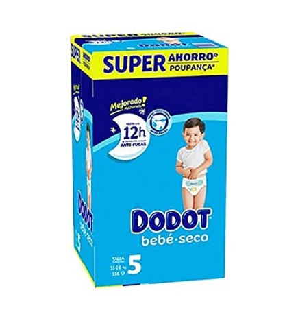 DODOT Fasi Taglia 5 Pannolini 1116 Kg 116 U unisex