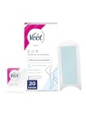 Veet BANDE DI CERA PURE corpo per pelle sensibile 20 unit unisex