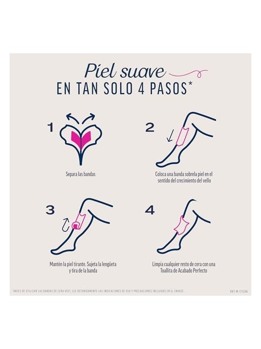 Veet BANDE DI CERA PURE corpo per pelle sensibile 20 unit unisex