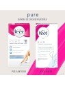 Veet BANDE DI CERA PURE corpo per pelle sensibile 20 unit unisex