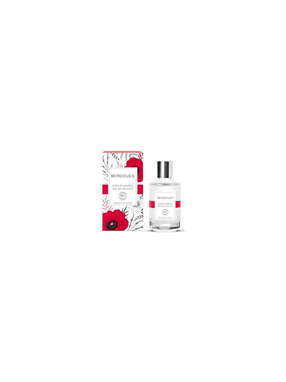 Berdoues AVOINE and COQUELICOT eau de toilette spray 100ml donna
