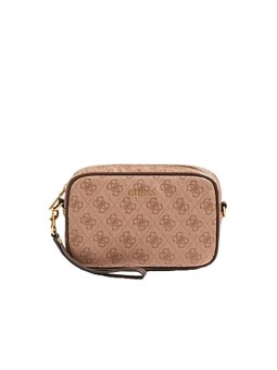 Guess Vezzola Small Brown Polyurethane Shoulder Bag
