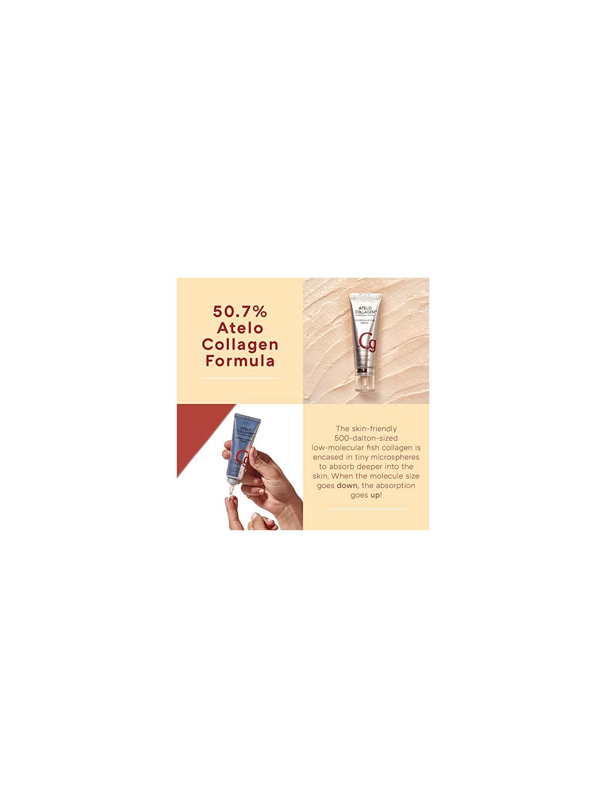 Missha Atelocollagen 500 Power Plumping Cream Crema rassodante per la pelle donna 40ml