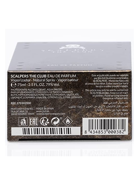 Profumo Scalpers THE CLUB uomo 75ml