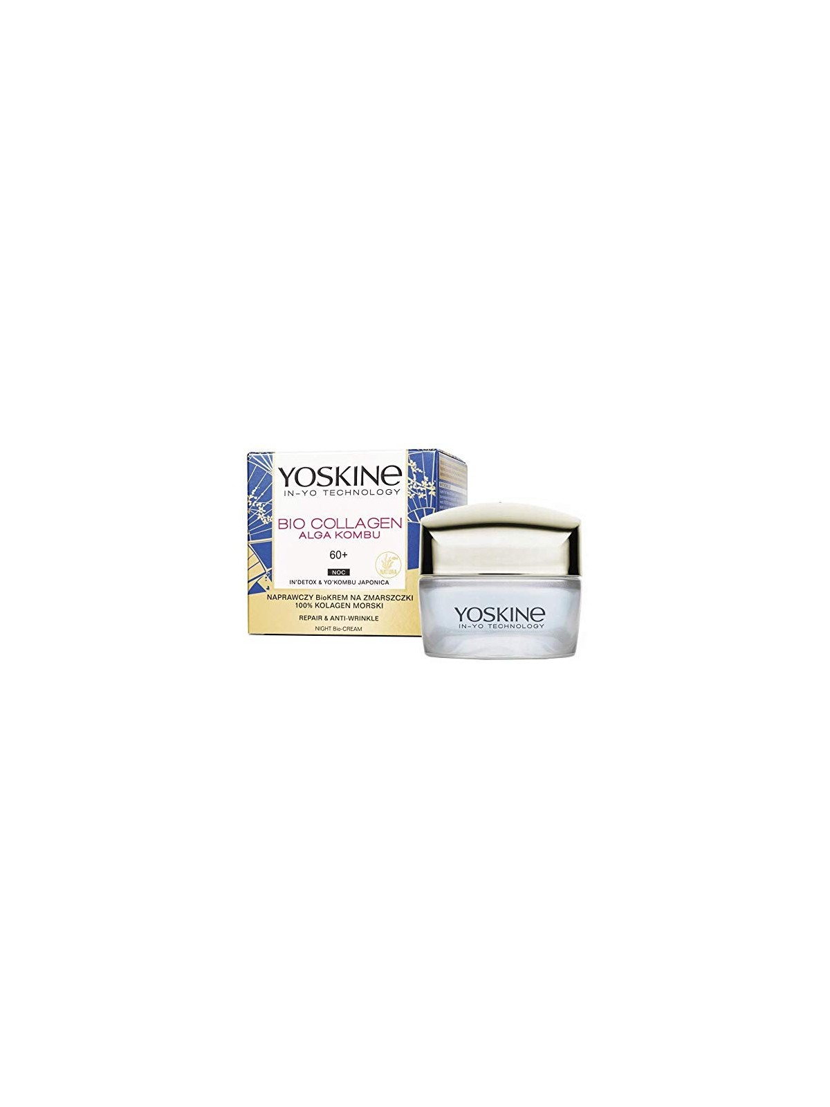 YOSKINE Bio Collagen 60 crema notte antirughe liftante 50ml