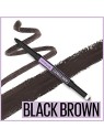 Matita sopracciglia Maybelline Brow Satin Duo Black Brown