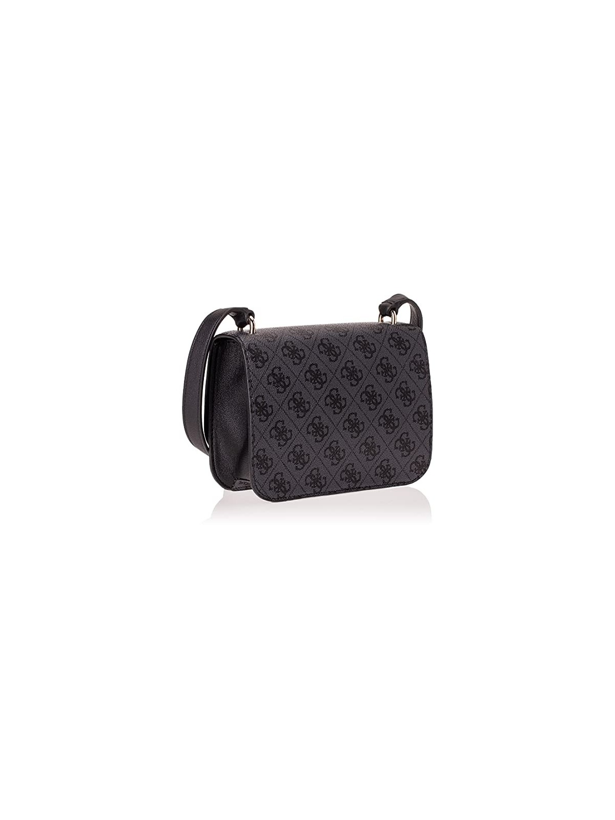 Guess Coal Nero Synthetic Leather Crossbody Bag