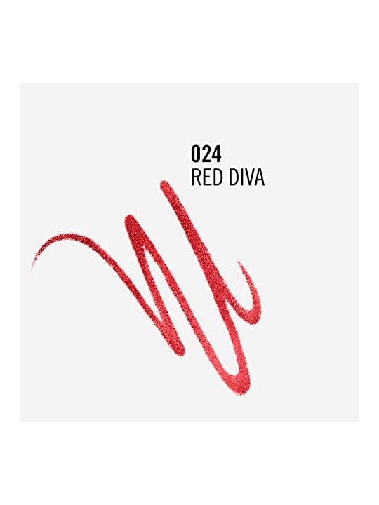 Rimmel Finitura duratura Matita per labbra esagerata donna  024 Red Diva