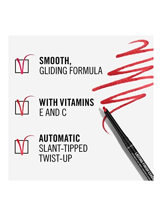 Rimmel Finitura duratura Matita per labbra esagerata donna  024 Red Diva
