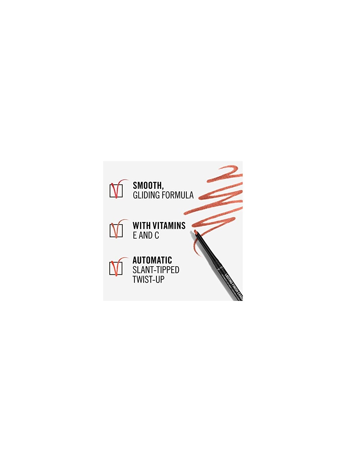 Rimmel Lasting Finish Matita per Labbra Esagerata 018 Dipendenza Rosa donna