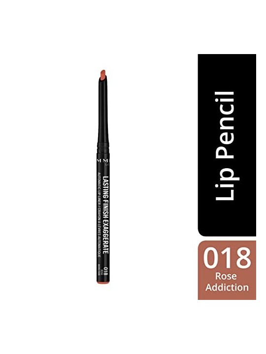 Rimmel Lasting Finish Matita per Labbra Esagerata 018 Dipendenza Rosa donna