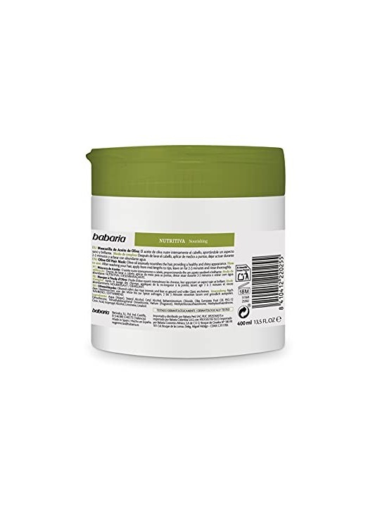 Maschera capelli olio d'oliva 400ml