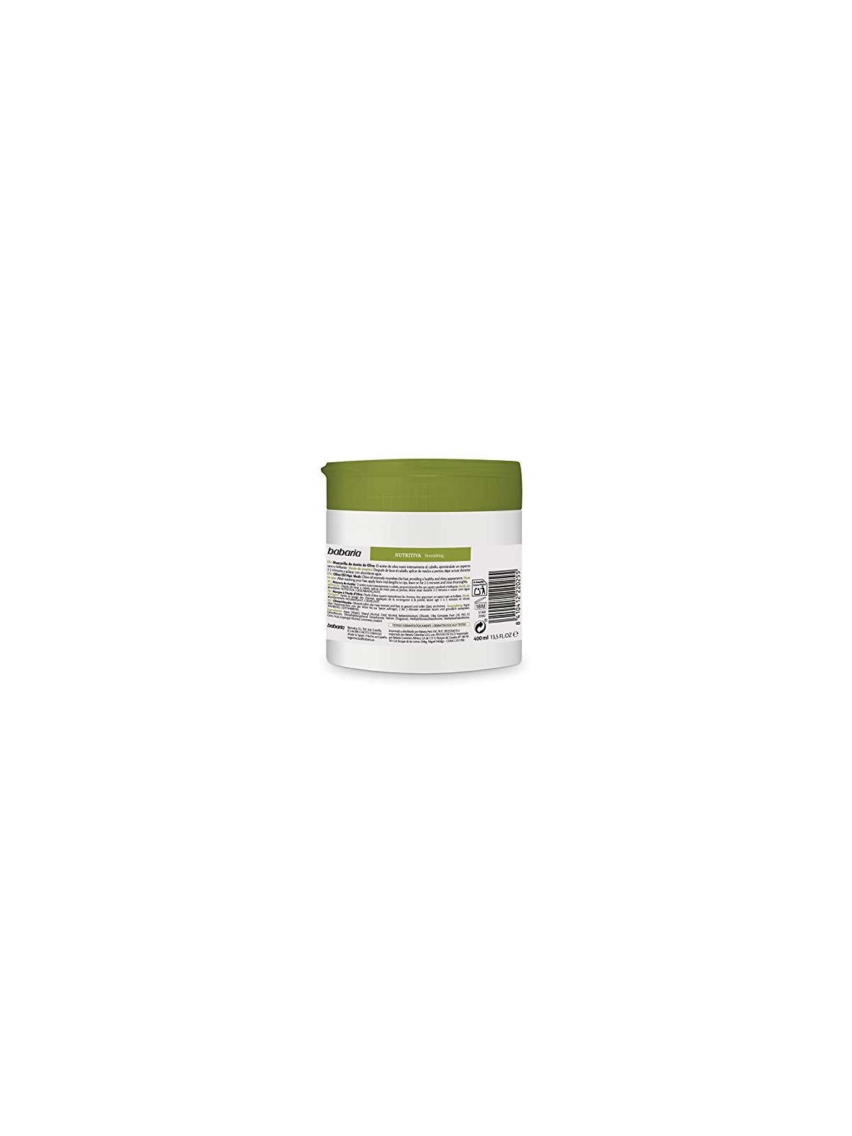 Maschera capelli olio d'oliva 400ml