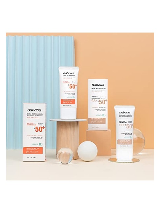 Babaria 360 photoage crema viso tonalit media 50ml per bambini