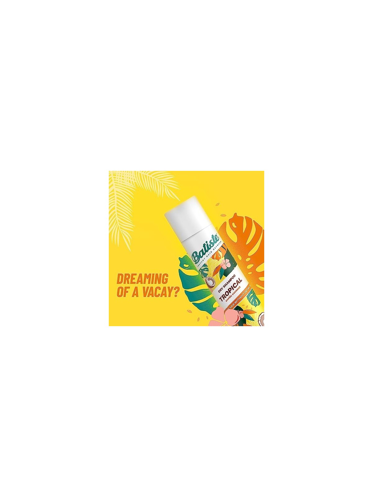 Shampoo secco tropicale con cocco e fragranza esotica donna 350ml