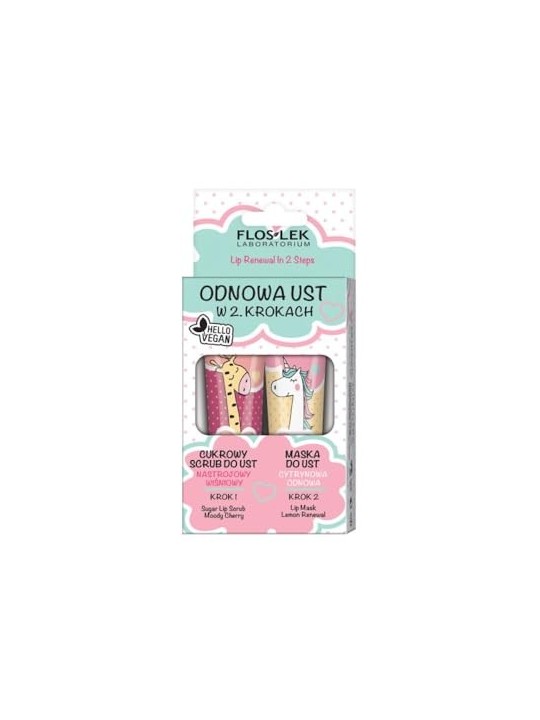 Vege Lip Care rinnovamento labbra in 2 passaggi 2x14g
