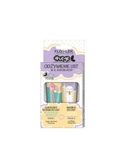 FLOSLEK SET Vege Lip Care nutrimento labbra in 2 step 2x14 g