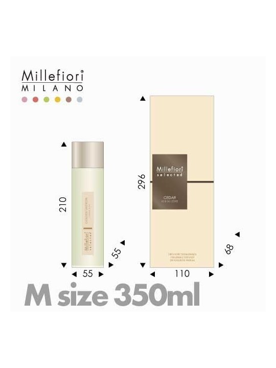 Ricarica Diffusore Bastoncini Millefiori Milano 350ml Lavanda Velluto