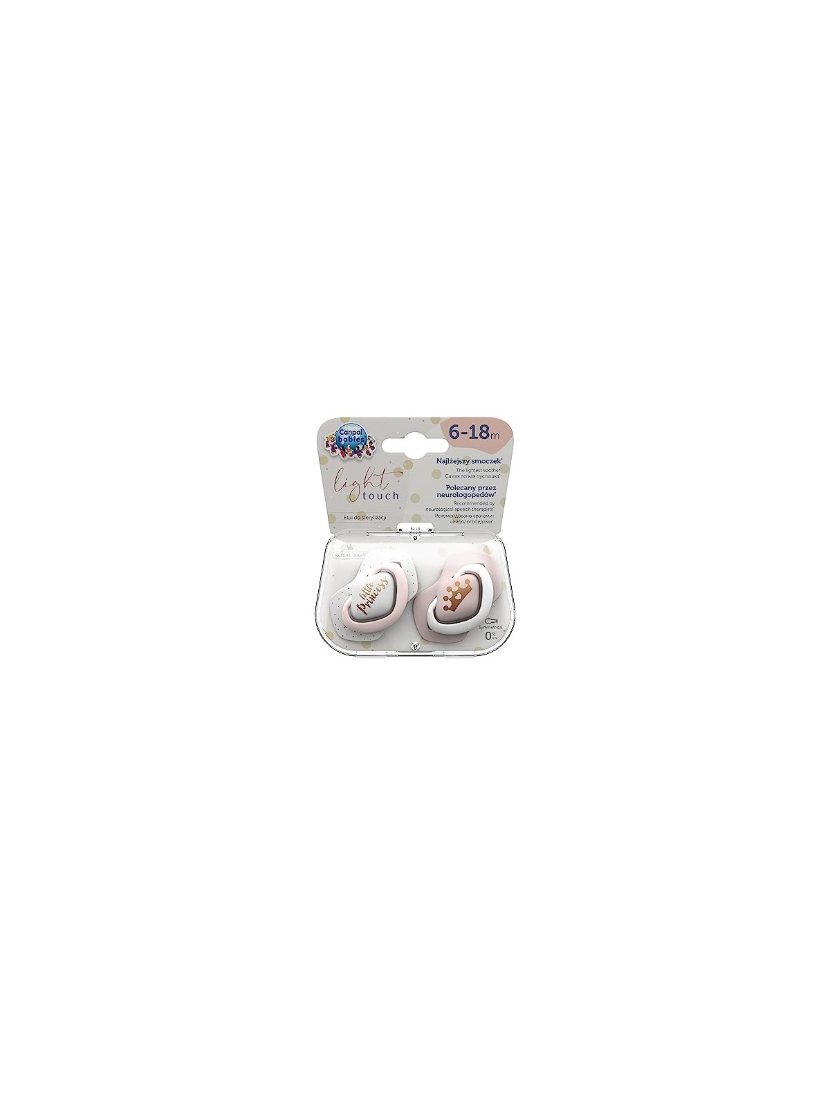Royal Baby Light Touch Piccola Principessa Ciuccio donna 618m
