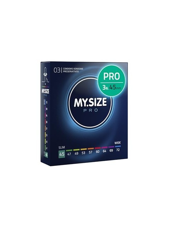 Preservativi MYSIZE PRO 45mm 3 pz