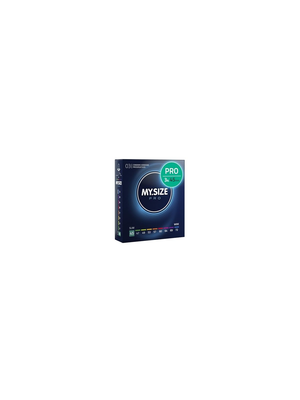 Preservativi MYSIZE PRO 45mm 3 pz