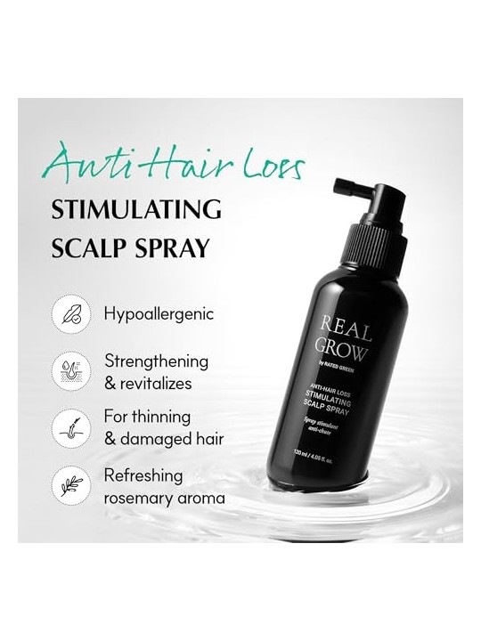 REAL GROW spray stimolante per il cuoio capelluto 120ml donna