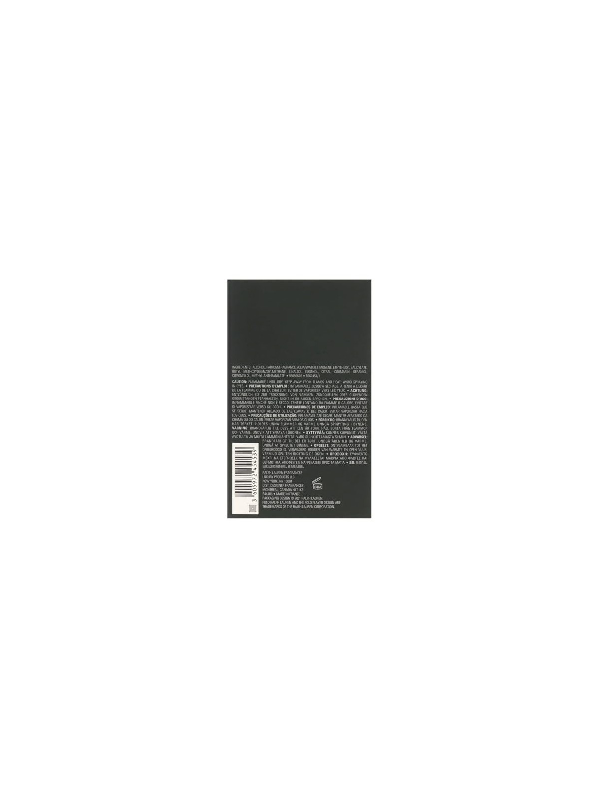 Profumo Ralph Lauren Polo Intense Eau De Parfum 118 ml