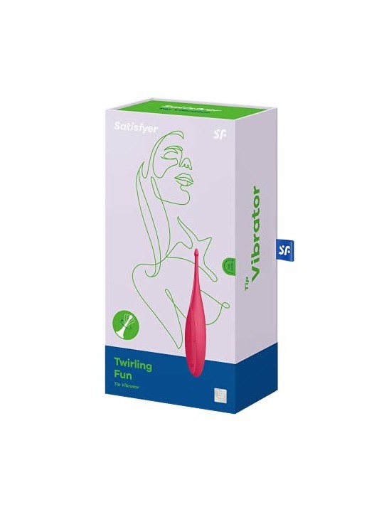 Vibratore Satisfyer Twirling Fun Rosso Papavero