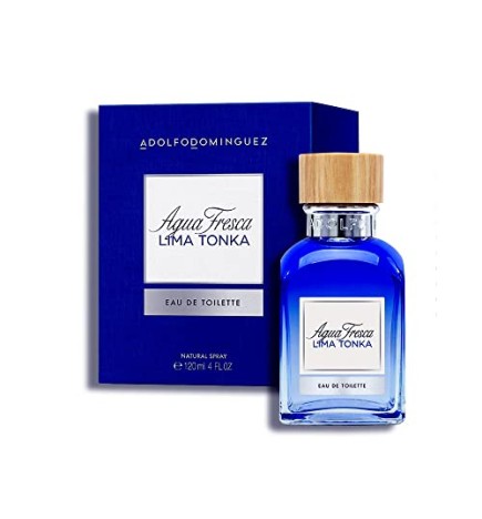 Adolfo Dominguez AGUA FRESCA LIMA TONKA eau de toilette spray 120ml uomo