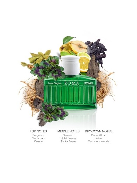 Laura Biagiotti Roma Uomo Green Swing Eau de Toilette Uomo 75ml