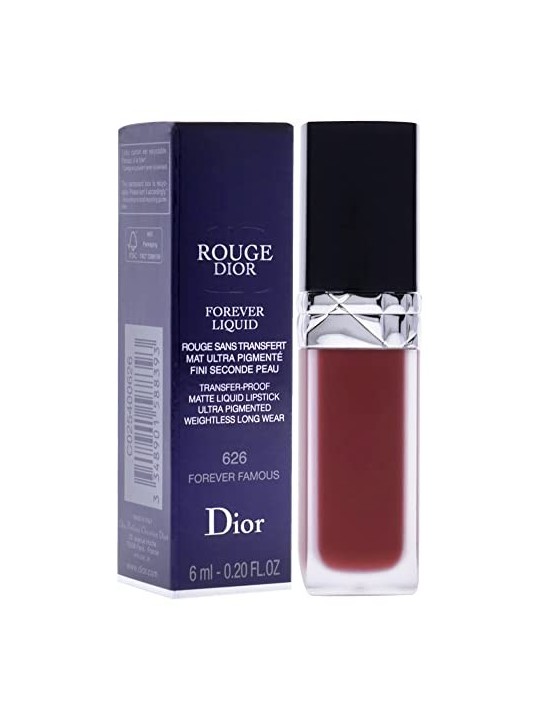 Dior Rouge Dior Forever Liquid Lipstick 6ml Numero 626 Forever Famous