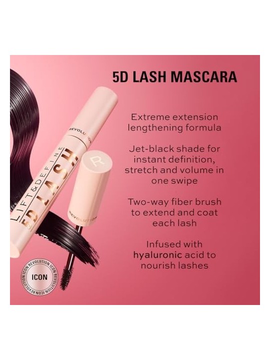 Mascara Makeup Revolution 5D Lash Extra Dimension