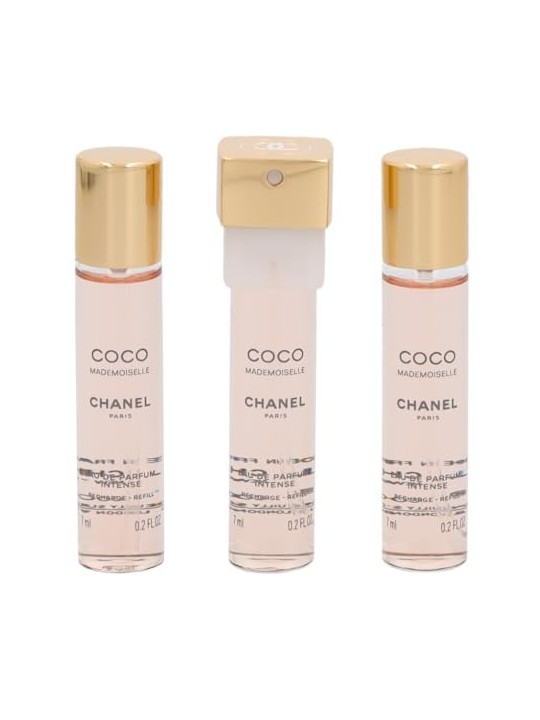Chanel Coco Mademoiselle Intense Giftset donna 21ml 3x eau de parfum Spray Refill 7ml - Twist and Spray