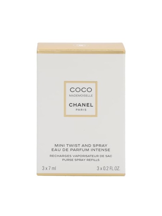 Chanel Coco Mademoiselle Intense Giftset donna 21ml 3x eau de parfum Spray Refill 7ml - Twist and Spray