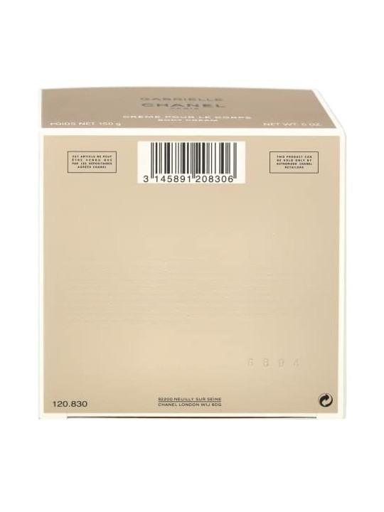 Chanel Gabrielle Body Cream donna 150g