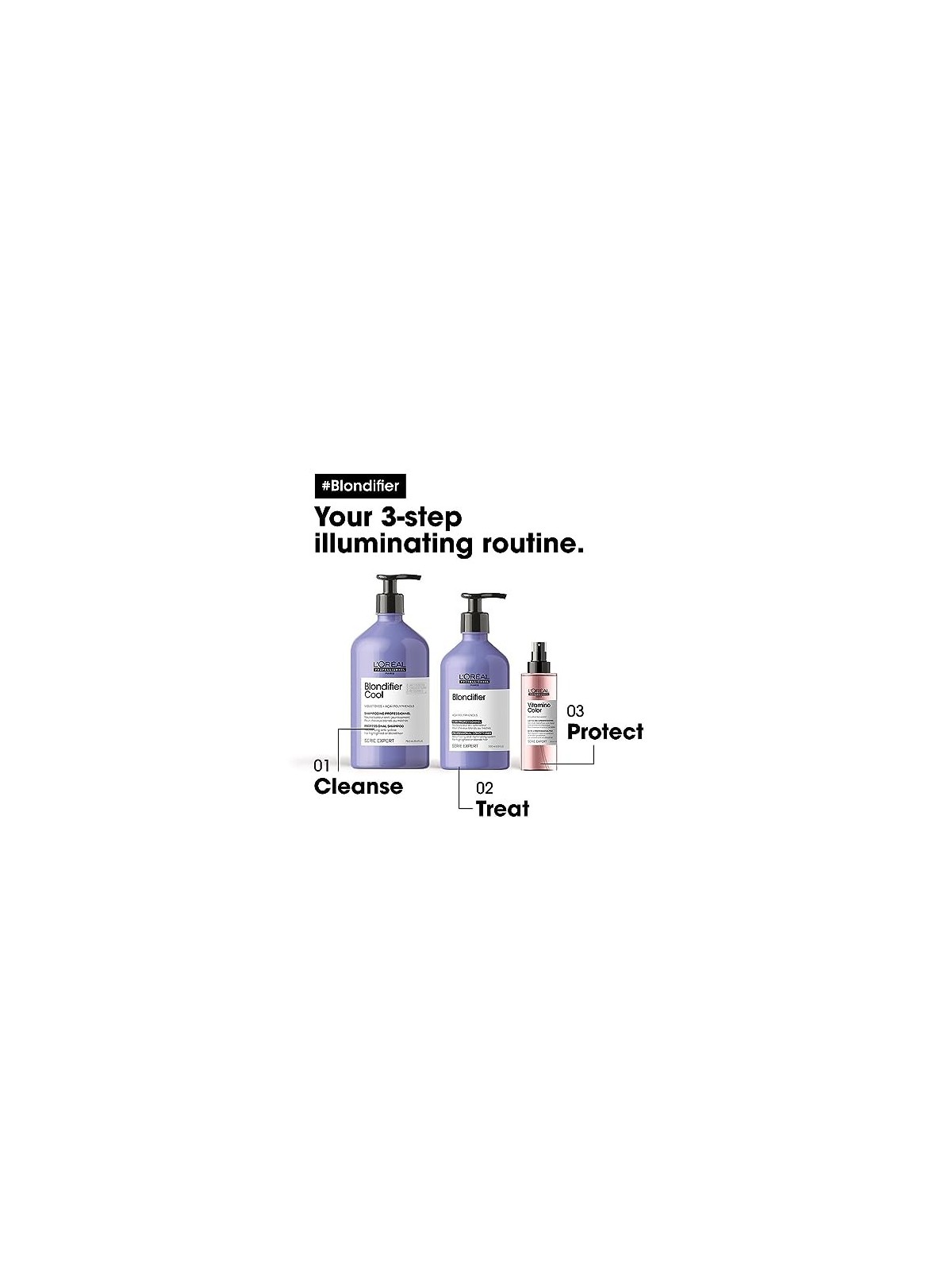 LOral Professionnel Expert Blondifier Conditioner Series Balsamo per capelli biondi donna 500ml
