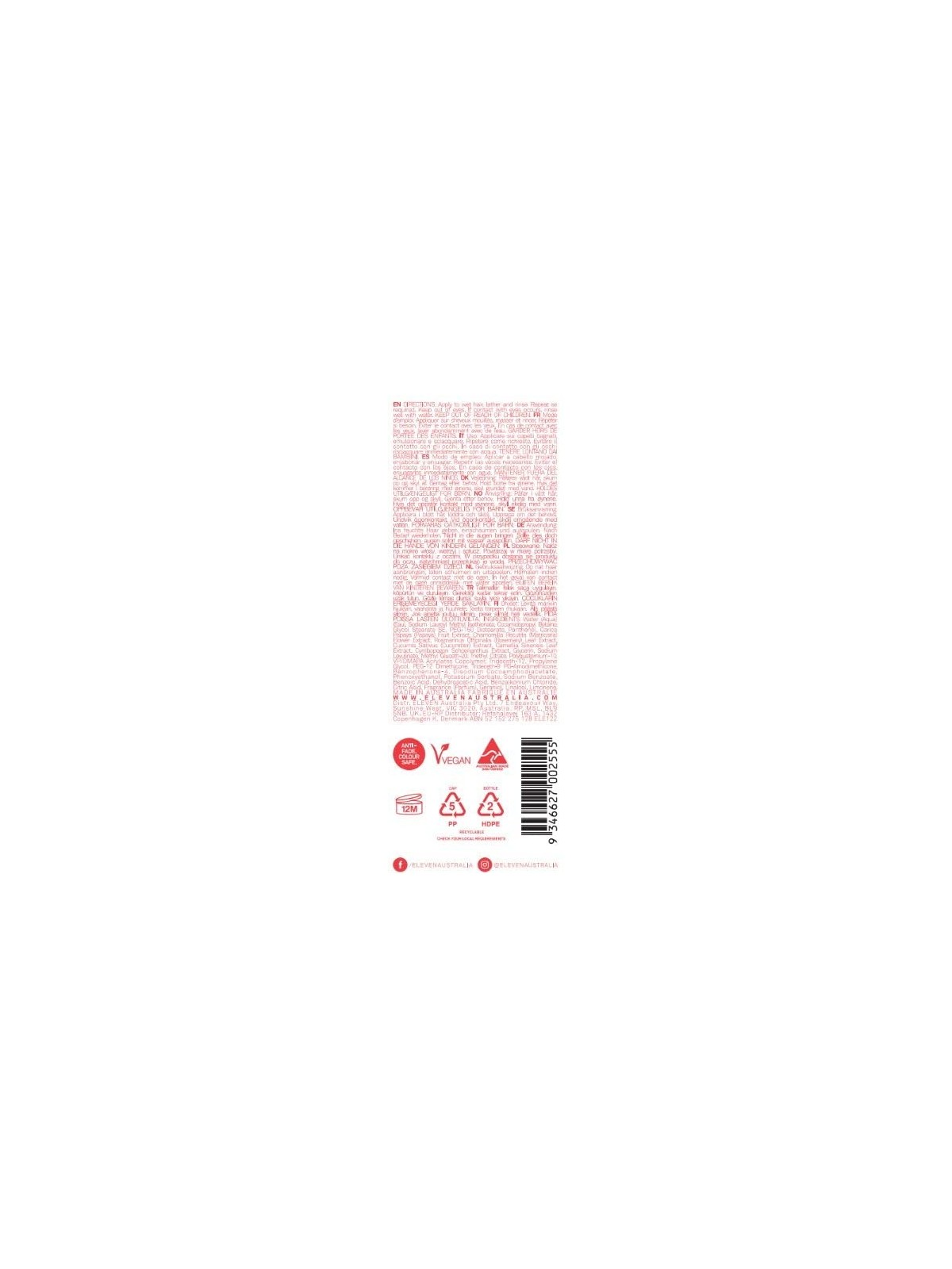 Eleven I Want Body Volume Shampoo donna 300ml