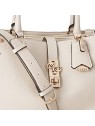 Guess Albury Synthetic Leather White Bag