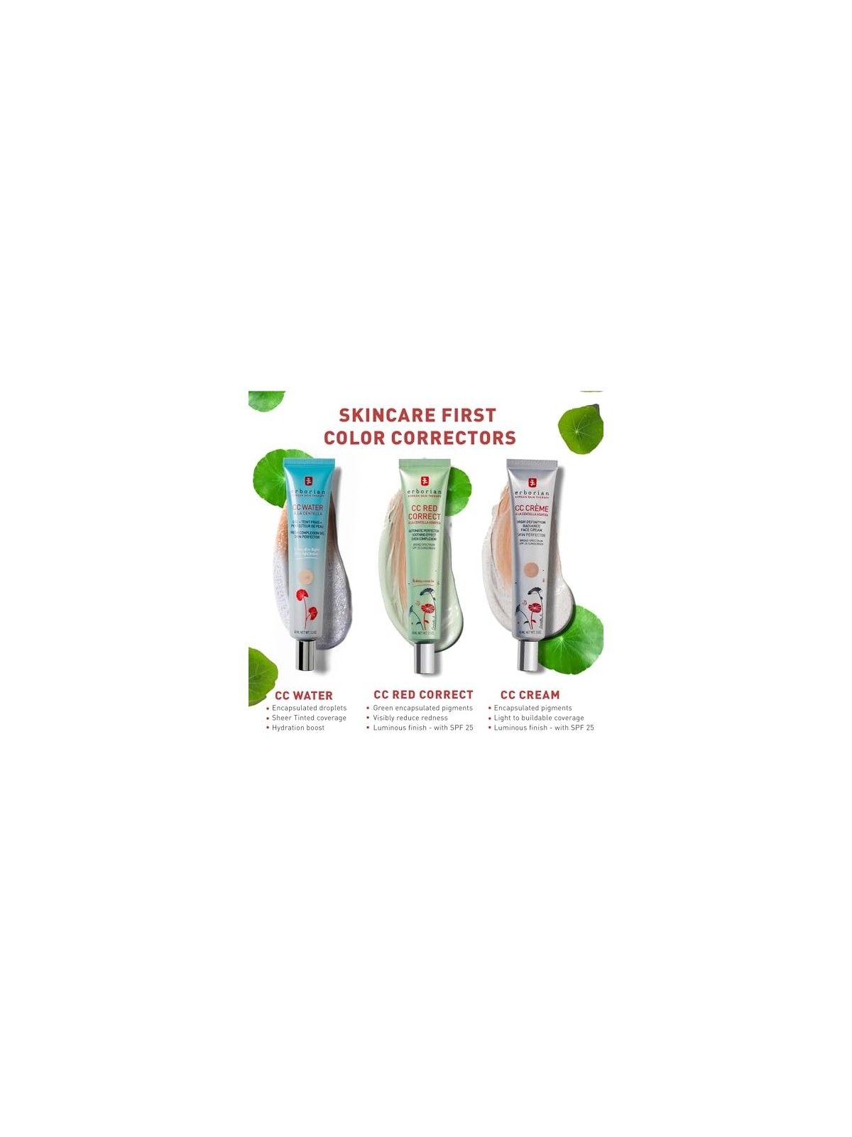 Erborian CC Acqua Fresca Gel Complesso Illuminante Perfettore di Pelle 15 ml Clair donna