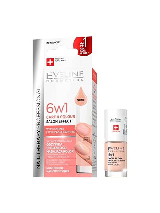 Nail Therapy Professional 6in1 Care & Color balsamo per unghie donante colore Nude 5ml