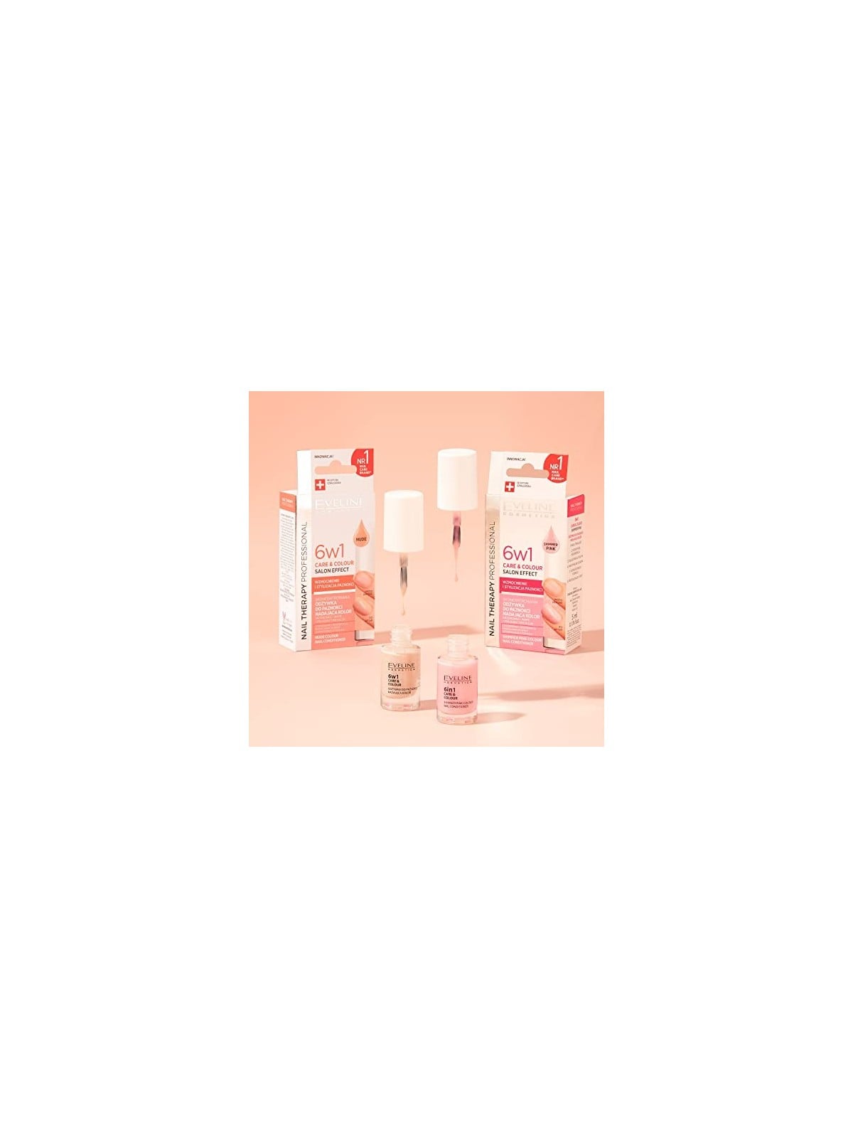 Nail Therapy Professional 6in1 Care & Color balsamo per unghie donante colore Nude 5ml